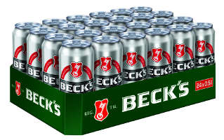 Beck´s Pils (Dosentray) 24x0,5 l